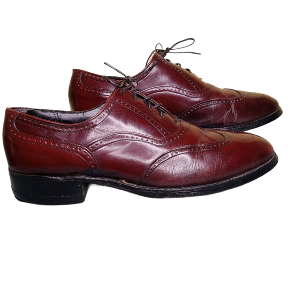 Gentleman\'s Jodhpur High Quality Men\'s Oxford Shoe Burgundy leather lace up sz 9 main image 10